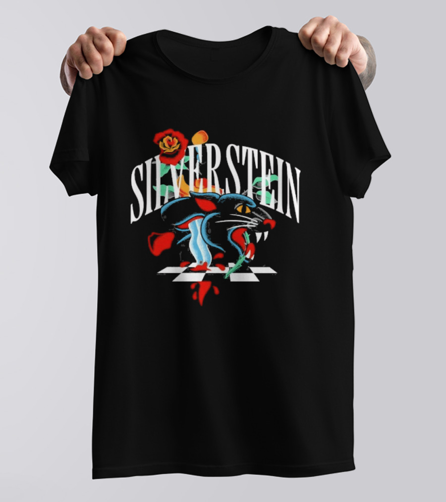 Silverstein Panther Floral Burst T-Shirt