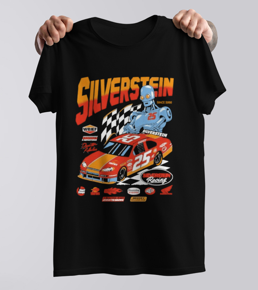 Silverstein Racecar 25 Racing WBIEF Since 2000 T-Shirt