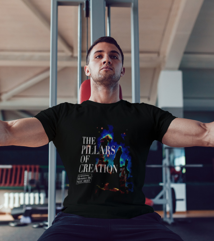 The Pillars Of Creation Messier 16 NGC 6611 Space T-Shirt