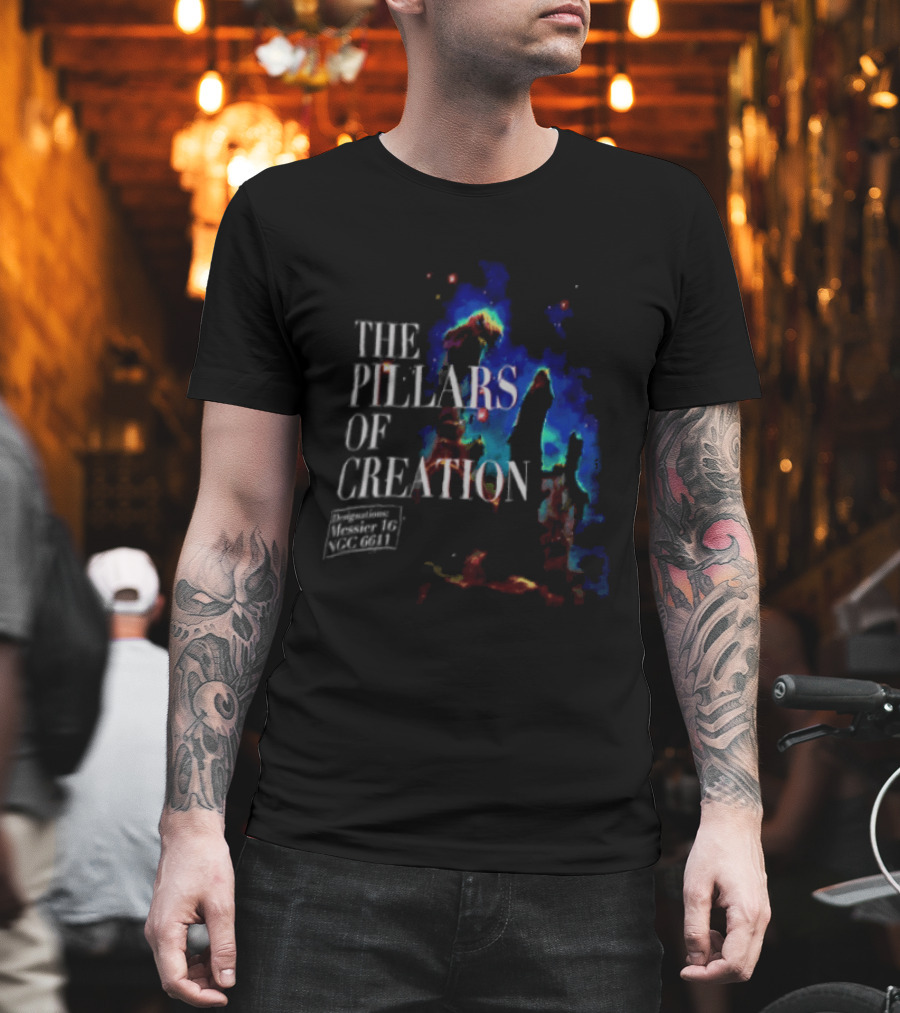 The Pillars Of Creation Messier 16 NGC 6611 Space T-Shirt