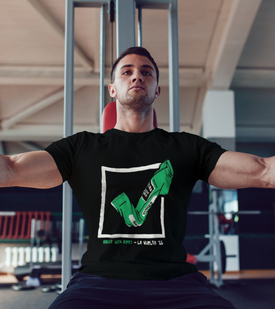 Wout Van Aert La Vuelta 26 Visma Lease A Bike Skoda Cycling Jersey T-Shirt