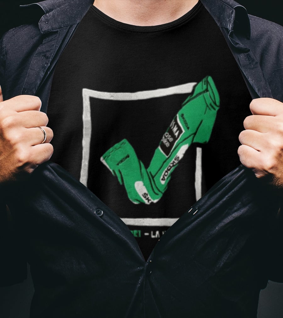 Wout Van Aert La Vuelta 26 Visma Lease A Bike Skoda Cycling Jersey T-Shirt