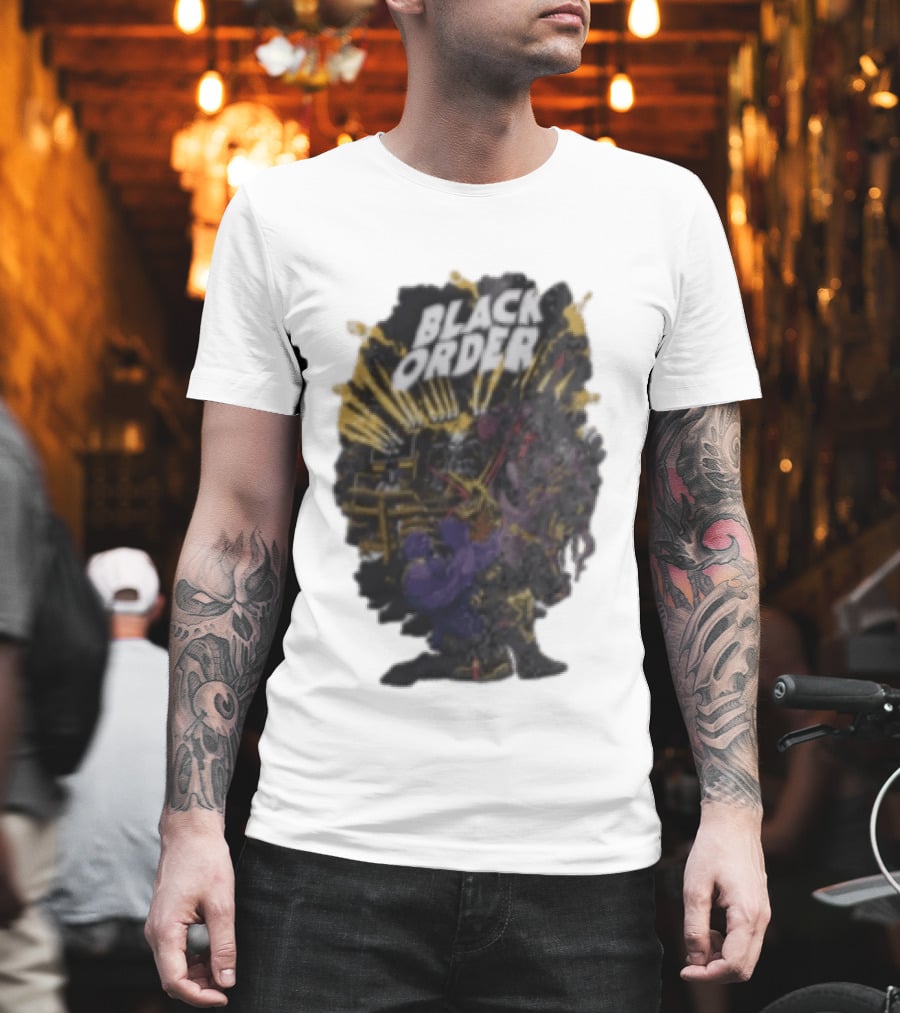 Black Order Thanos And The Children Of Thanos Rock Band Graphic Novel T-Shirt
