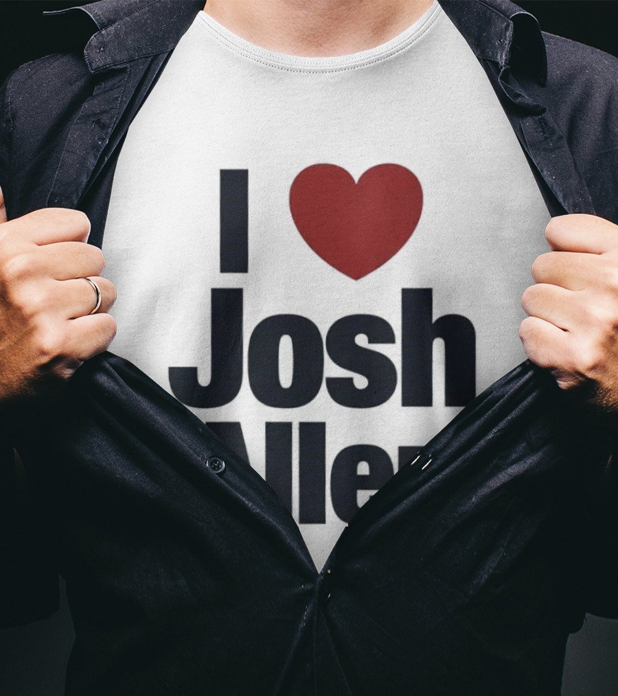 Buffalo Bills Fan I Heart Josh Allen T-Shirt