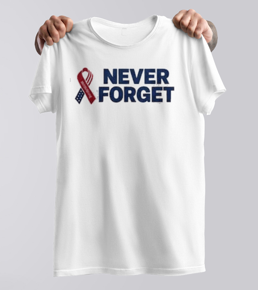 Dallas Cowboys Never Forget Ribbon Patriotic T-Shirt