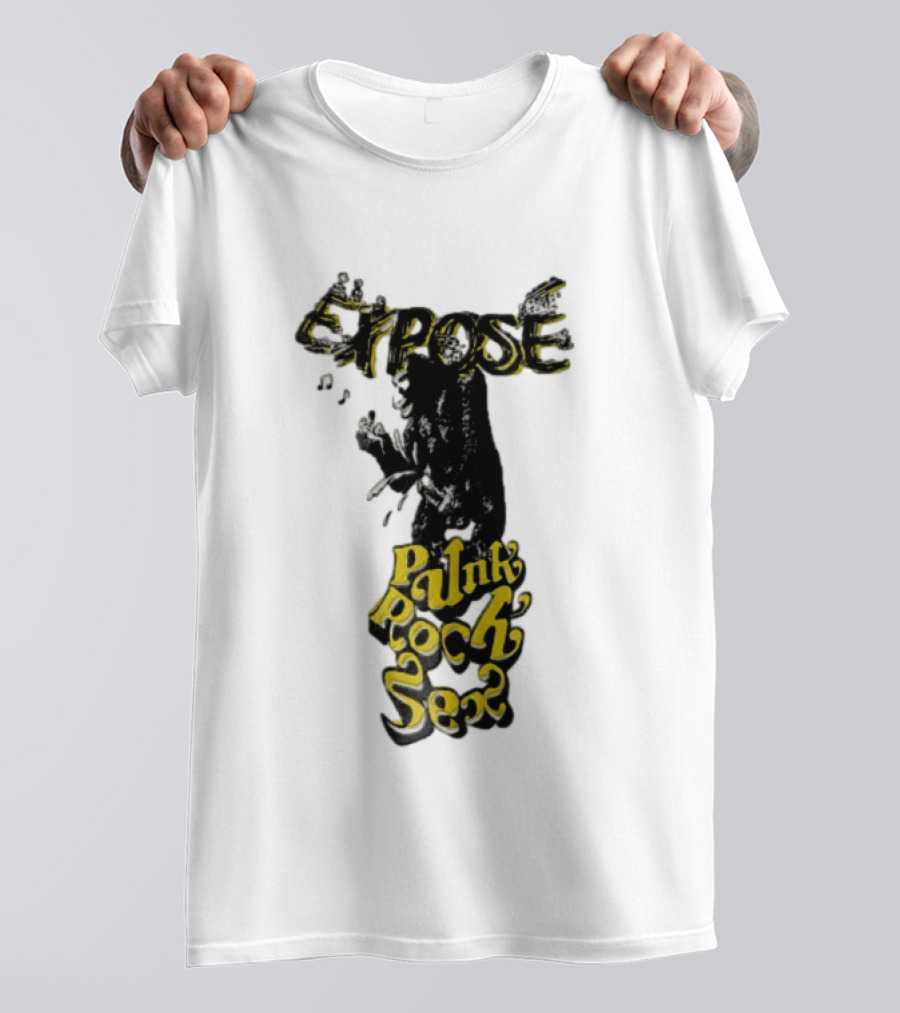 Expose King Kong Punk Rock Sex Gorilla Holding Woman T-Shirt