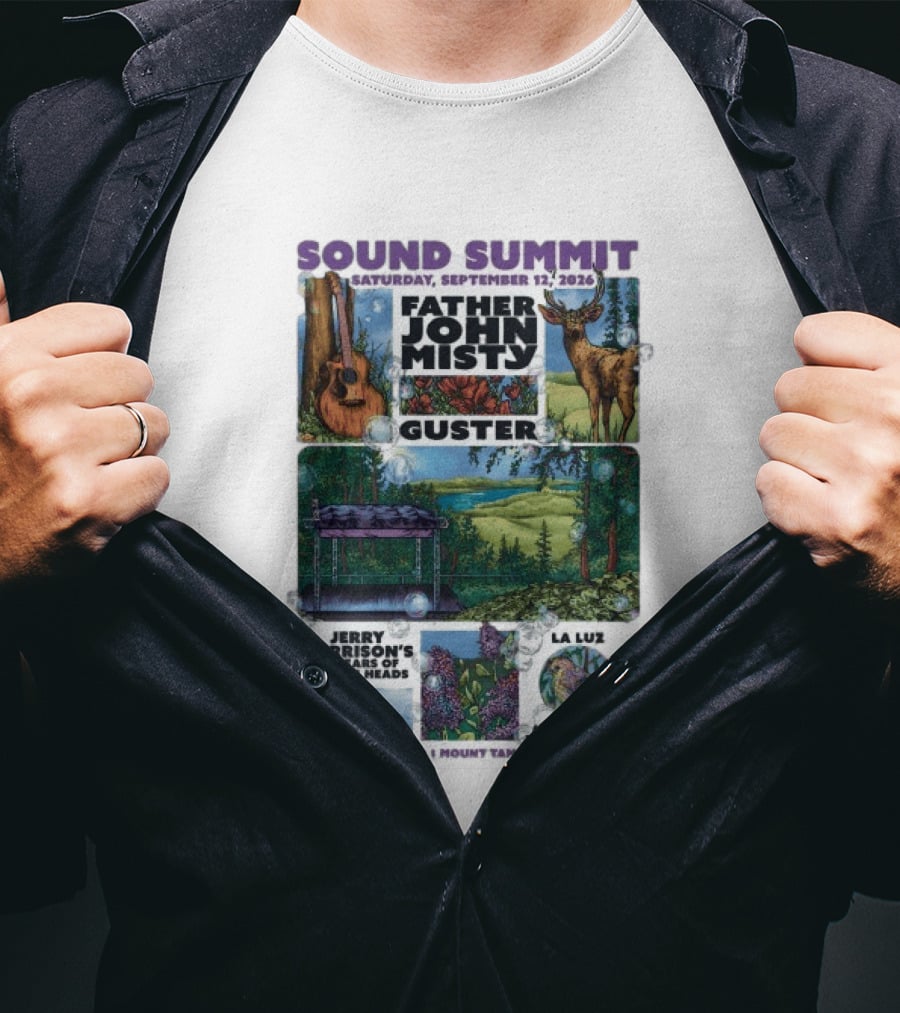 Sound Summit 2026 Father John Misty Guster Marin County MD September 12 Mountain Theater T-Shirt