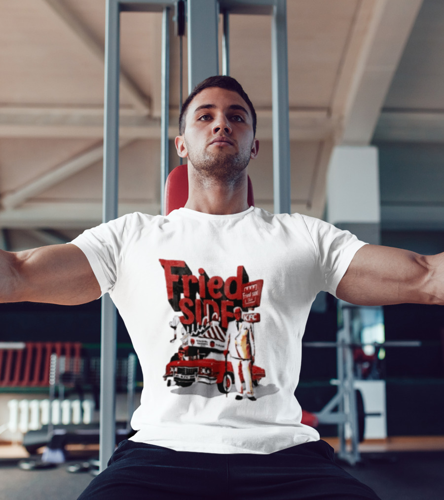Fried Side Club KFC Colonel Sanders Kentucky Fried Luude Car T-Shirt