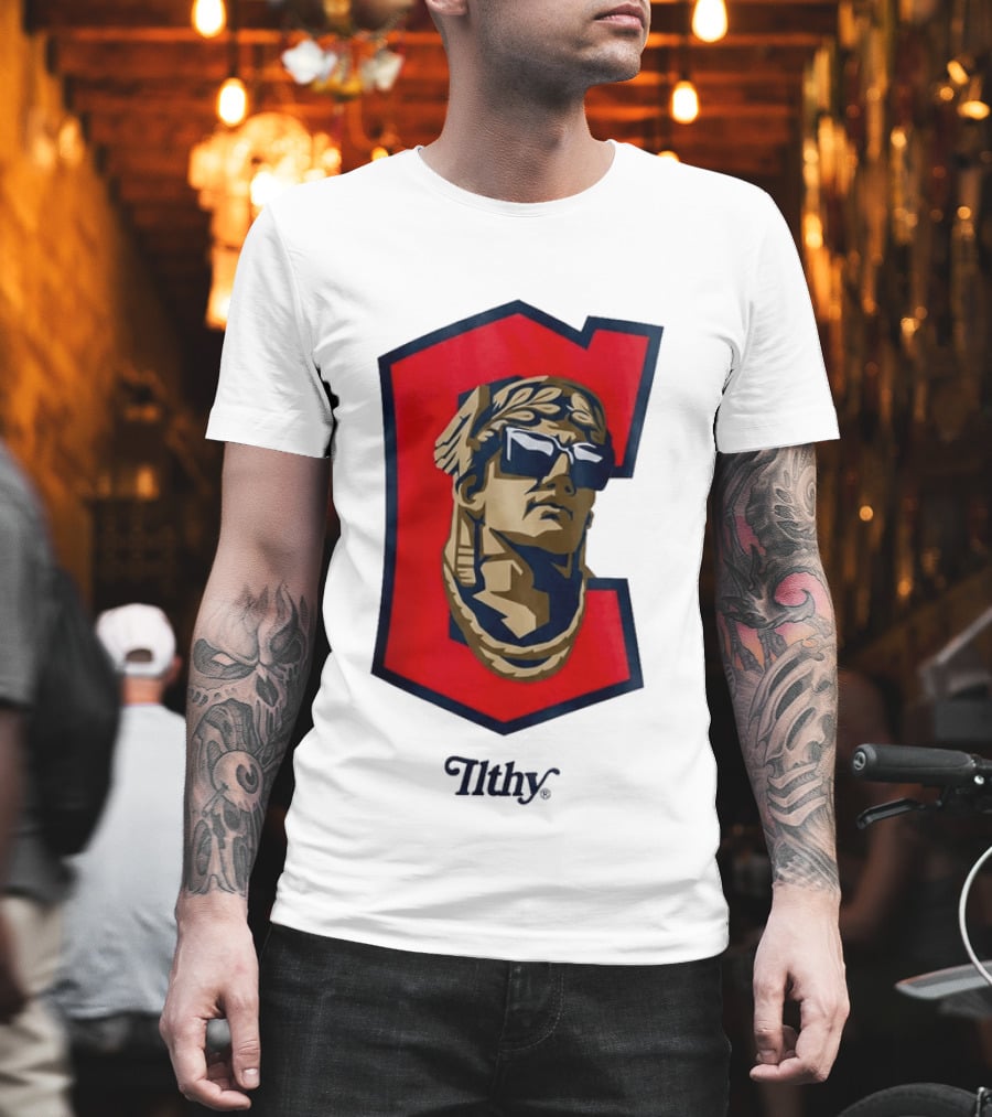 Guardians ILTHY Bold Warrior Statue With Sunglasses T-Shirt