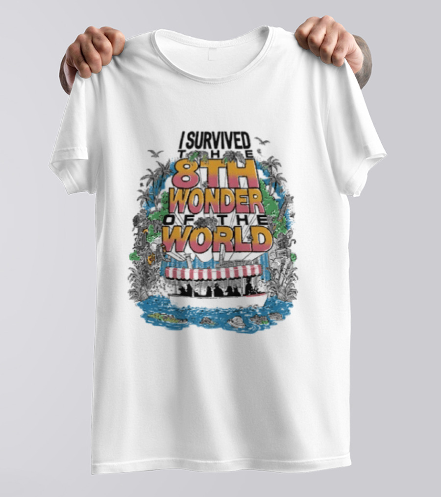 I Survived 8th Wonder Of The World Backside Of Water Adventure T-Shirt