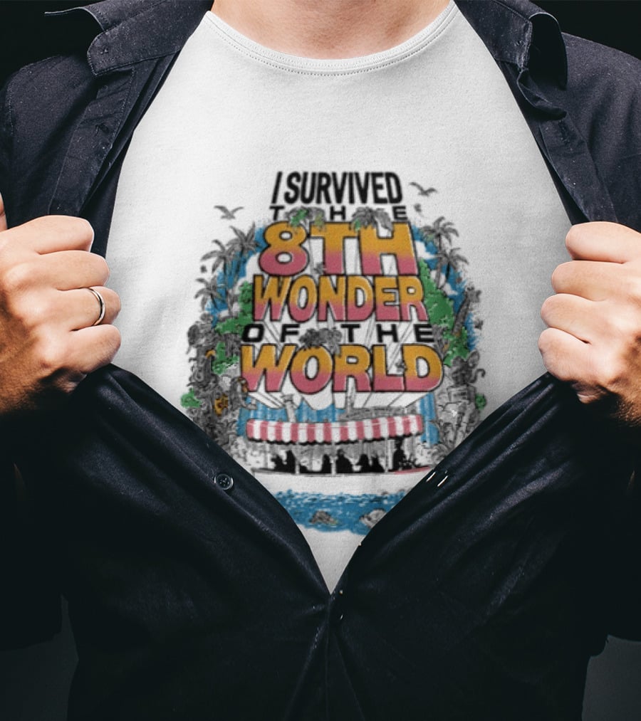 I Survived 8th Wonder Of The World Backside Of Water Adventure T-Shirt
