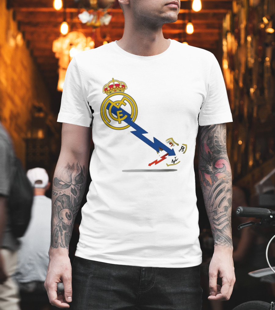 Real Madrid CF Lightning Strike Emblem MCF T-Shirt