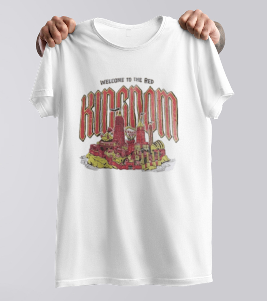 Welcome To The Red Kingdom Cityscape T-Shirt