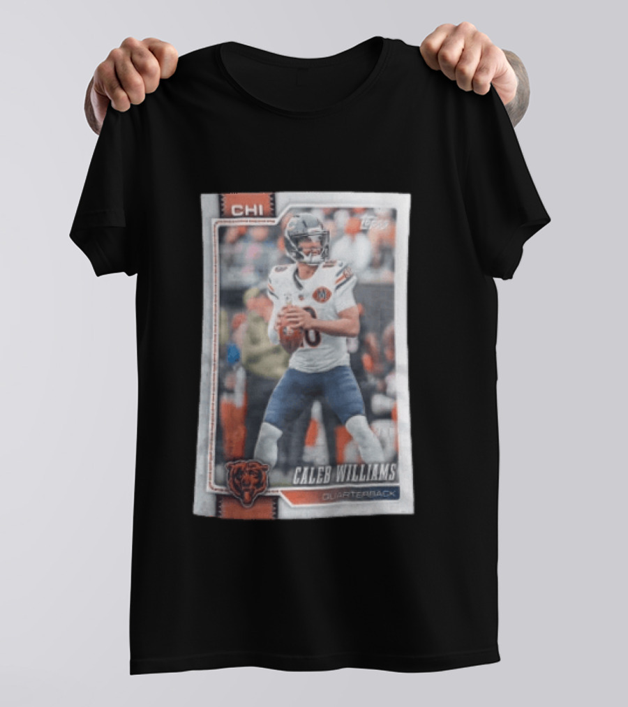 2026 Topps Caleb Williams Chicago Bears Quarterback Trading Card T-Shirt