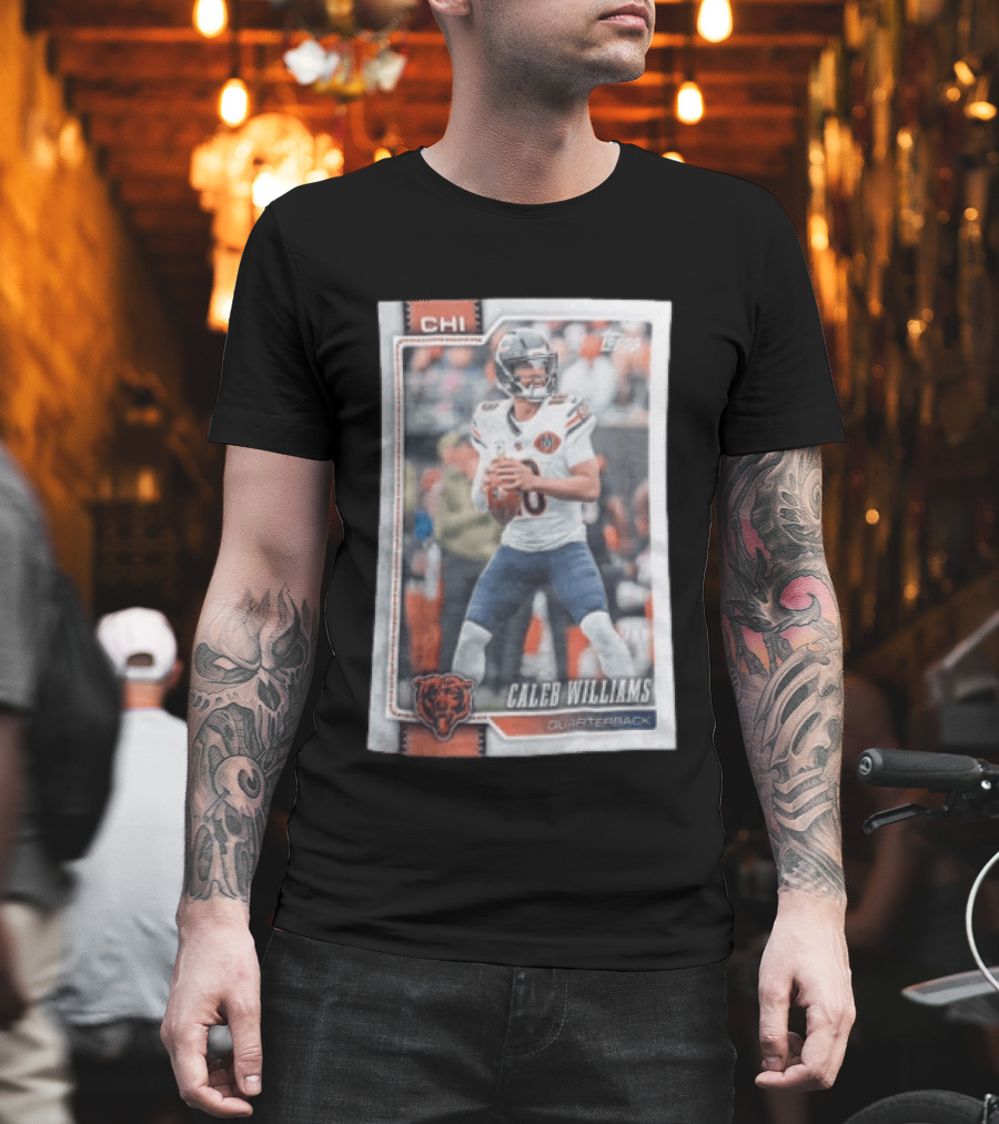 2026 Topps Caleb Williams Chicago Bears Quarterback Trading Card T-Shirt