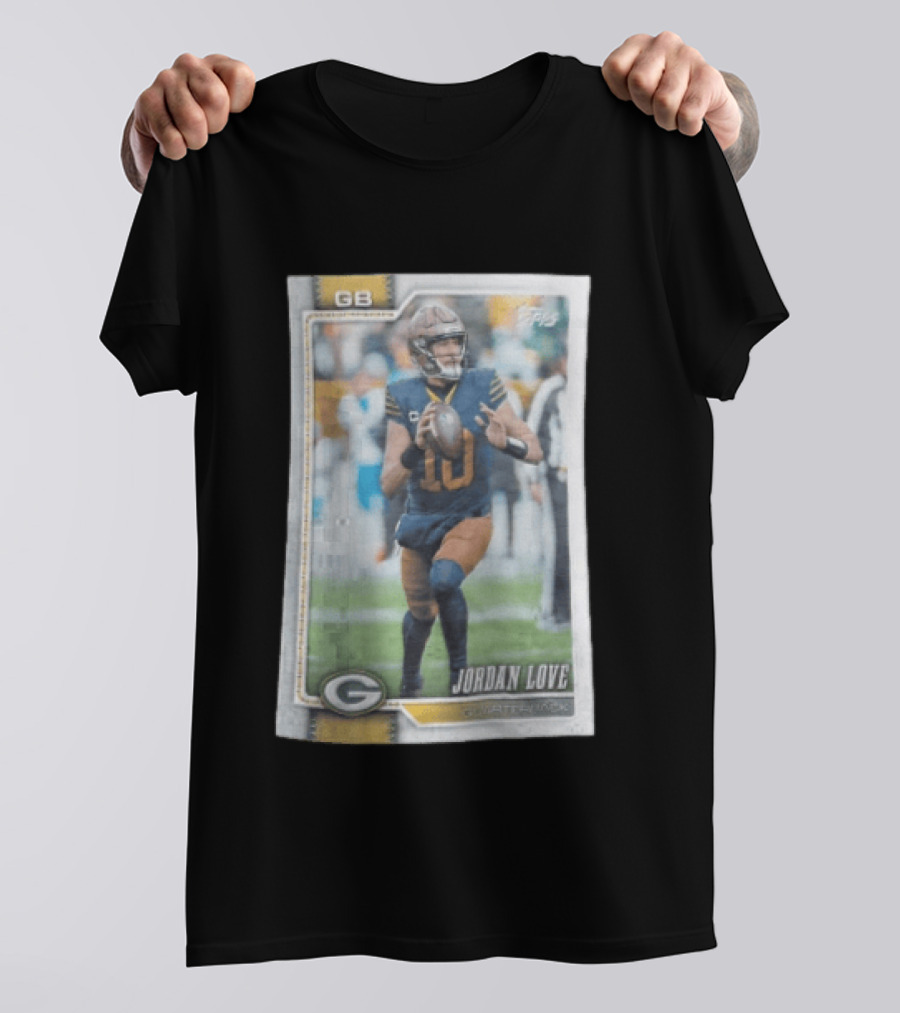 2026 Topps Jordan Love Packers GB Football Card T-Shirt