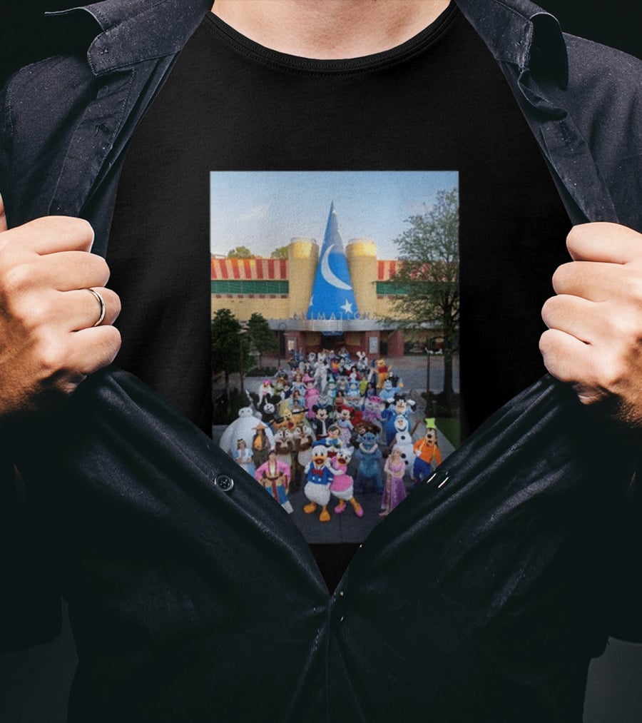 Happy The Magic Of Disney Animation Opening Day At Disney Hollywood Studios Characters T-Shirt