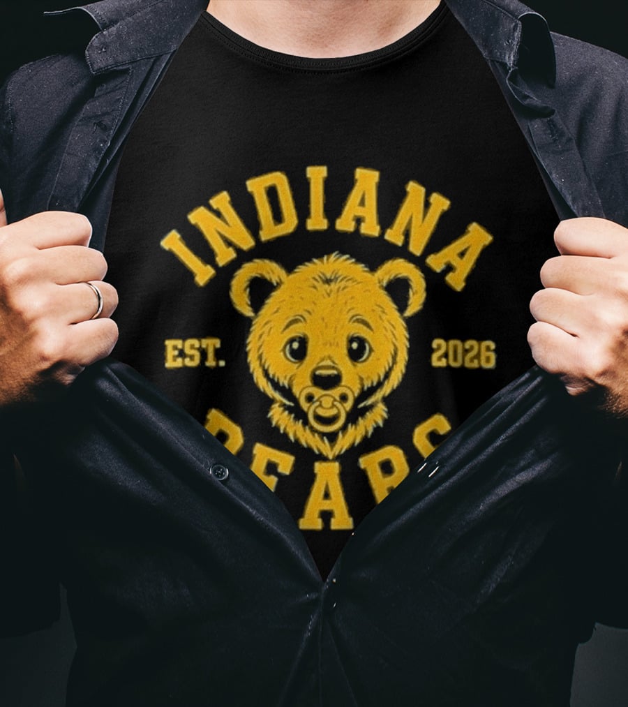 Indiana Bears Est 2026 Bear Mascot Fan Gear T-Shirt