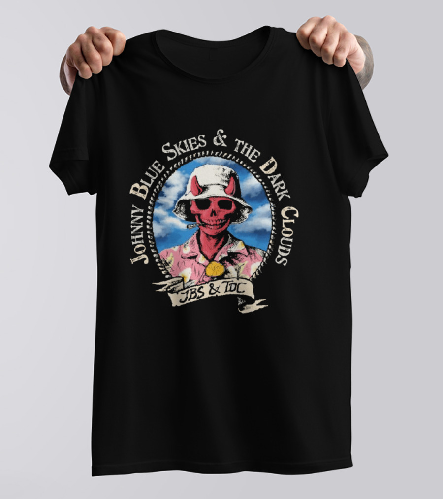 Johnny Blue Skies And The Dark Clouds JBS & TDC Panama Devil T-Shirt