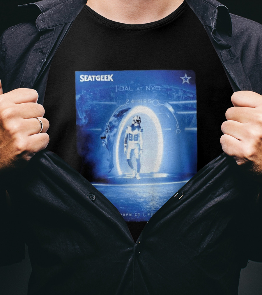 Seatgeek Dallas Vs New York Giants MetLife Stadium September 13 2026 24 Hrs Countdown T-Shirt