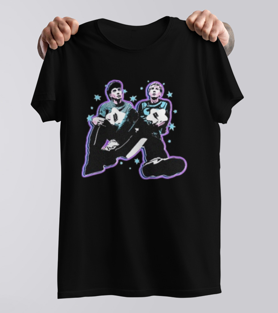 Dan And Phil Hard Launch Tour 2026 2027 Photo Tour Dates Sit Stars Duo T-Shirt
