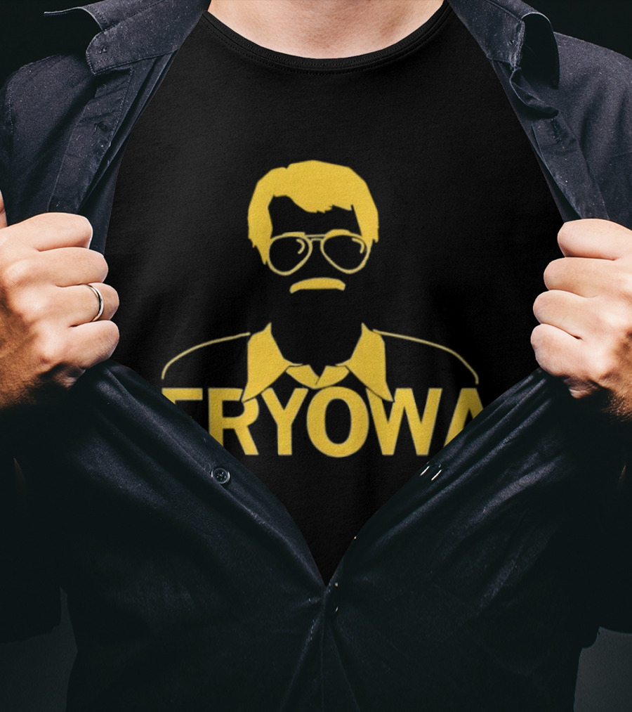 Fryowa Breaking Bad Walter White Minimalist Silhouette Image T-Shirt