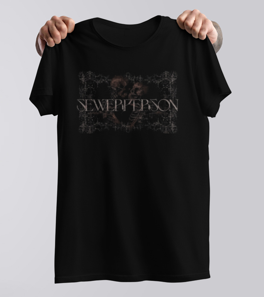 Sewerhq Store Skeleton Couple Vintage Heart Romance T-Shirt
