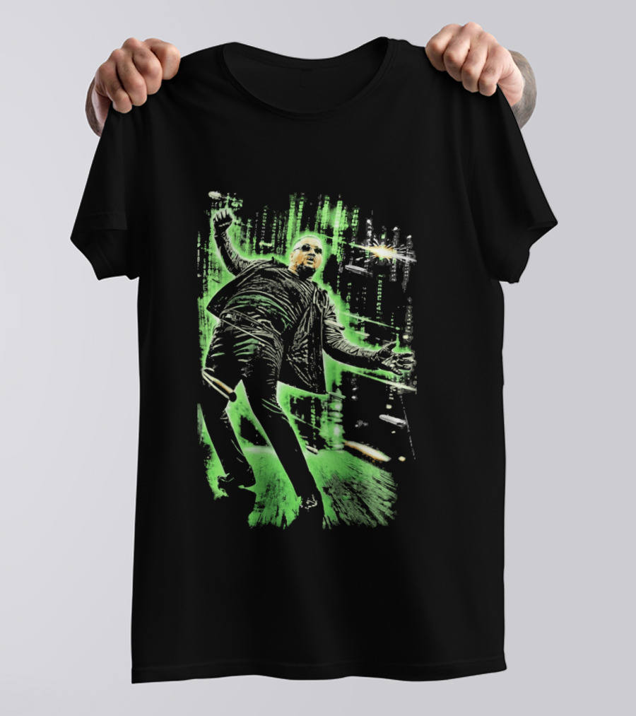 Solo Sikoa Dodging Pew Pew Pew Warning Shots T-Shirt