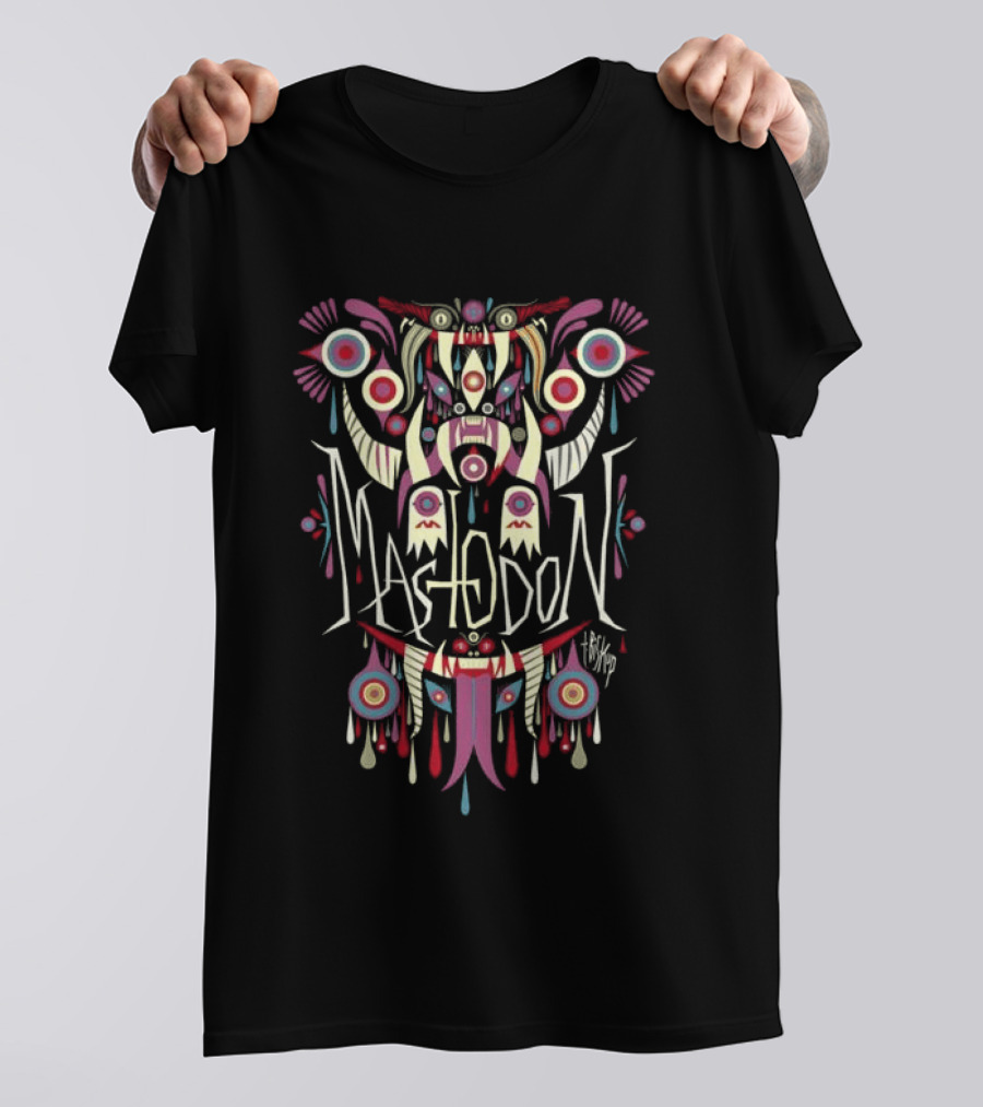 Mastodon Totem Beast Psychedelic T-Shirt