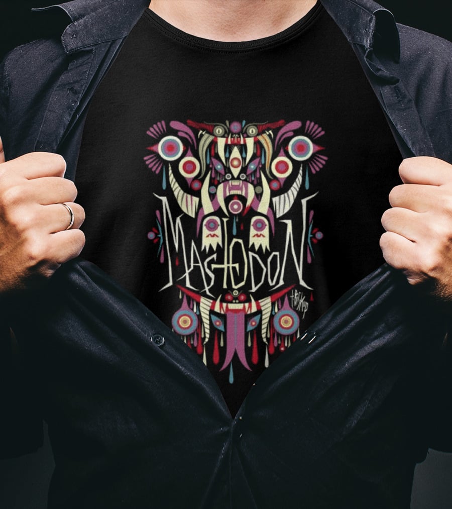 Mastodon Totem Beast Psychedelic T-Shirt