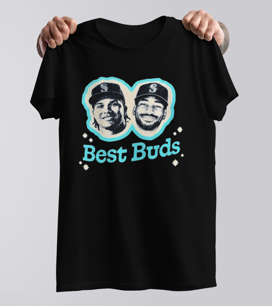 Michael Arroyo Lázaro Montes Best Buds Seattle Baseball Duo T-Shirt