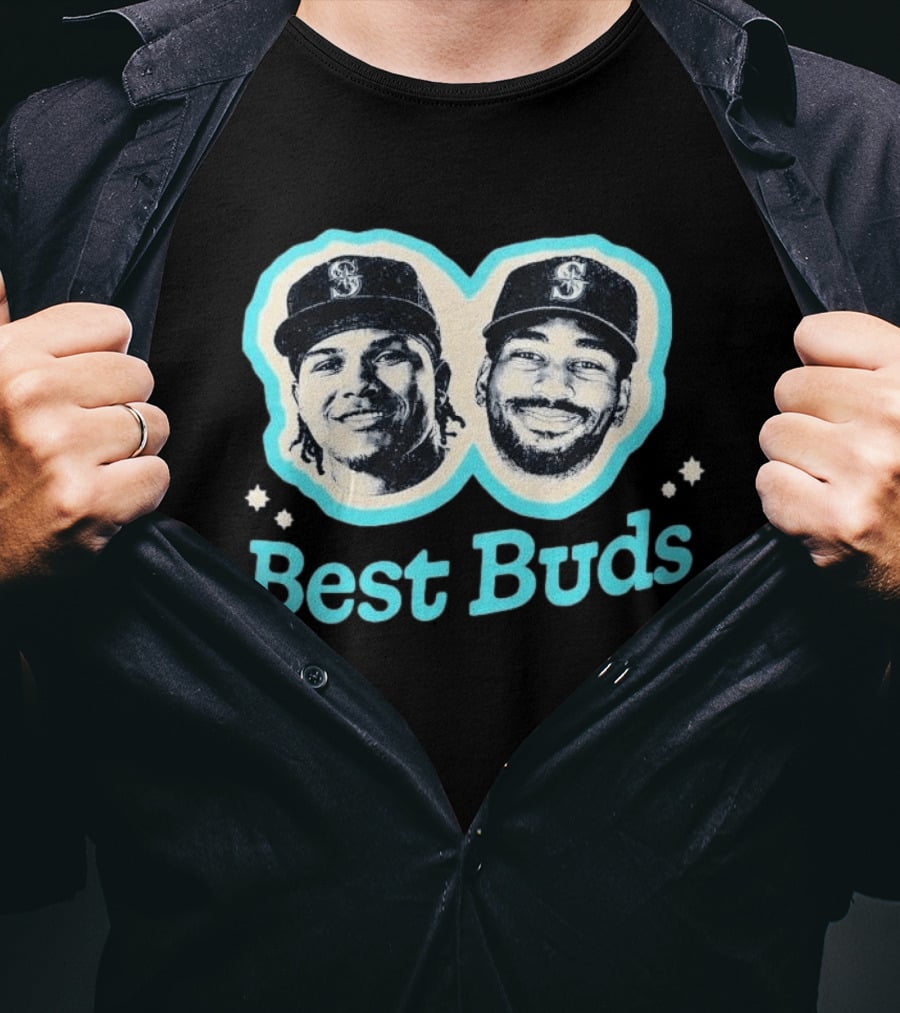 Michael Arroyo Lázaro Montes Best Buds Seattle Baseball Duo T-Shirt