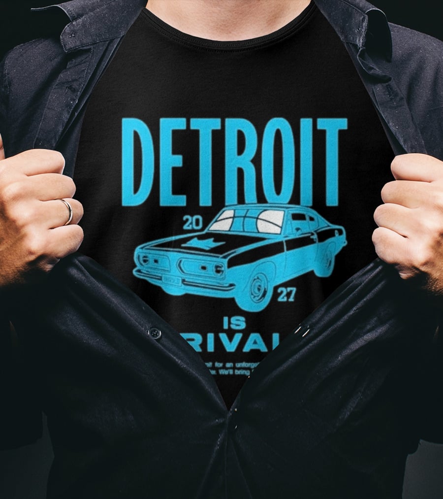 Detroit 2027 Is Unrivaled Season 3 Car Tour T-Shirt