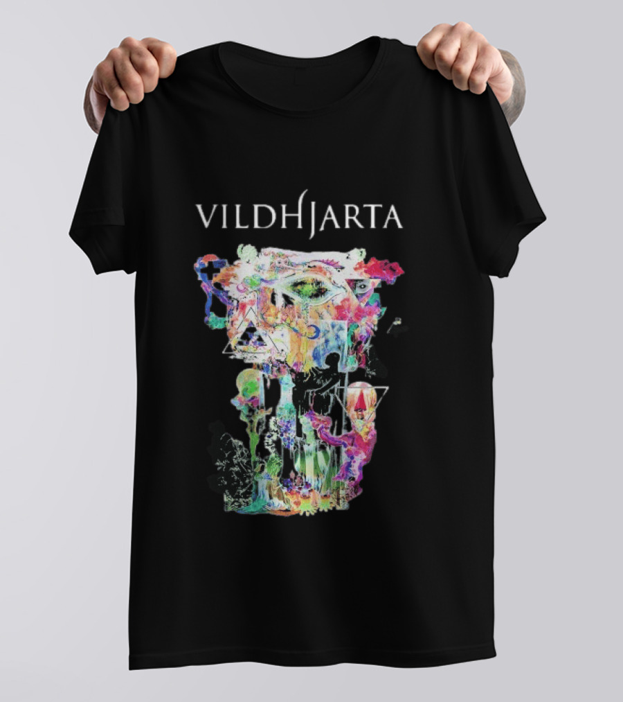 Vildhjarta Ylva Colorful Abstract T-Shirt
