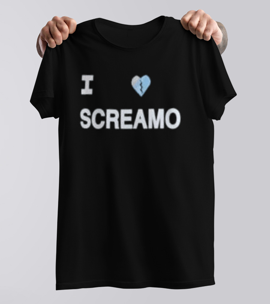 I Love Screamo Xdunlimited Shop Heart T-Shirt