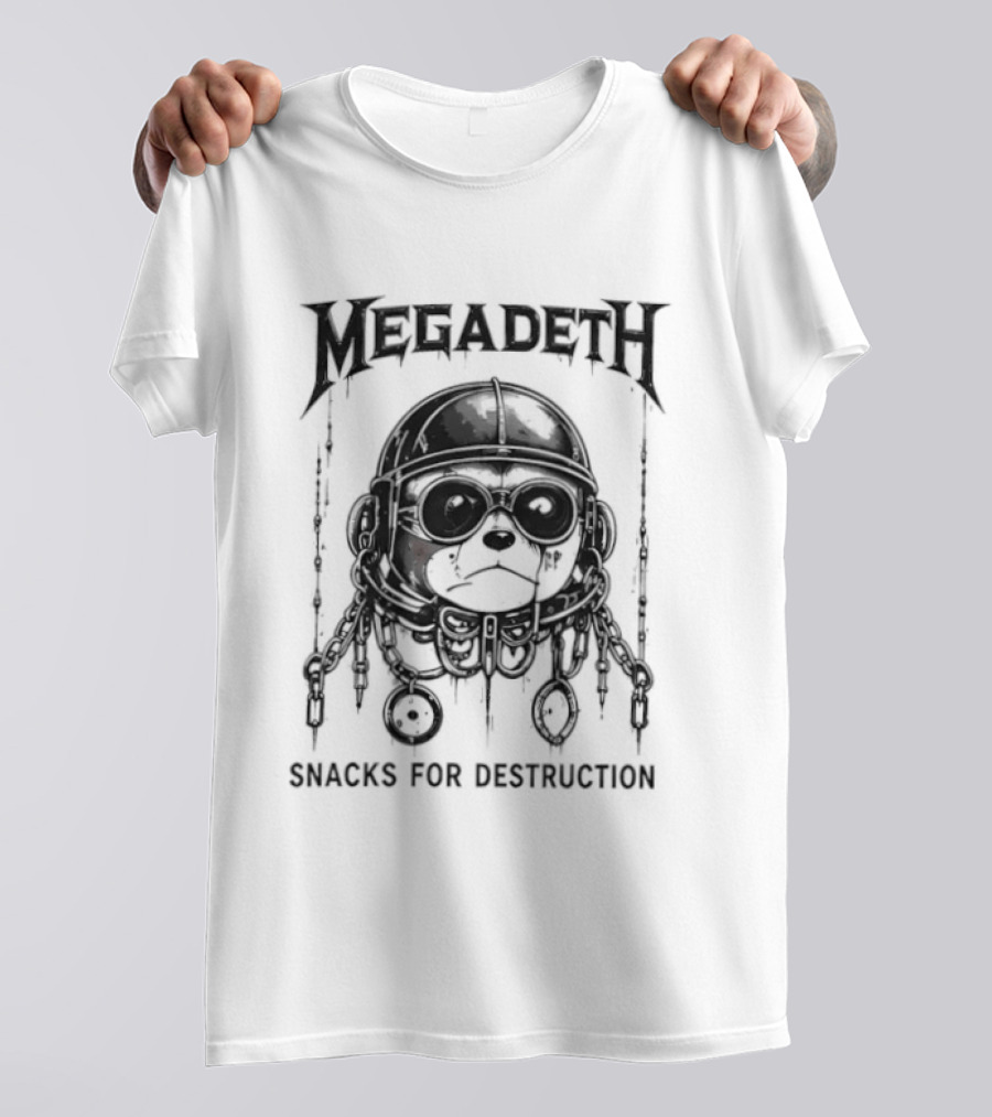 Megadeth Snacks For Destruction Halloween Buc Ee's Collaboration T-Shirt