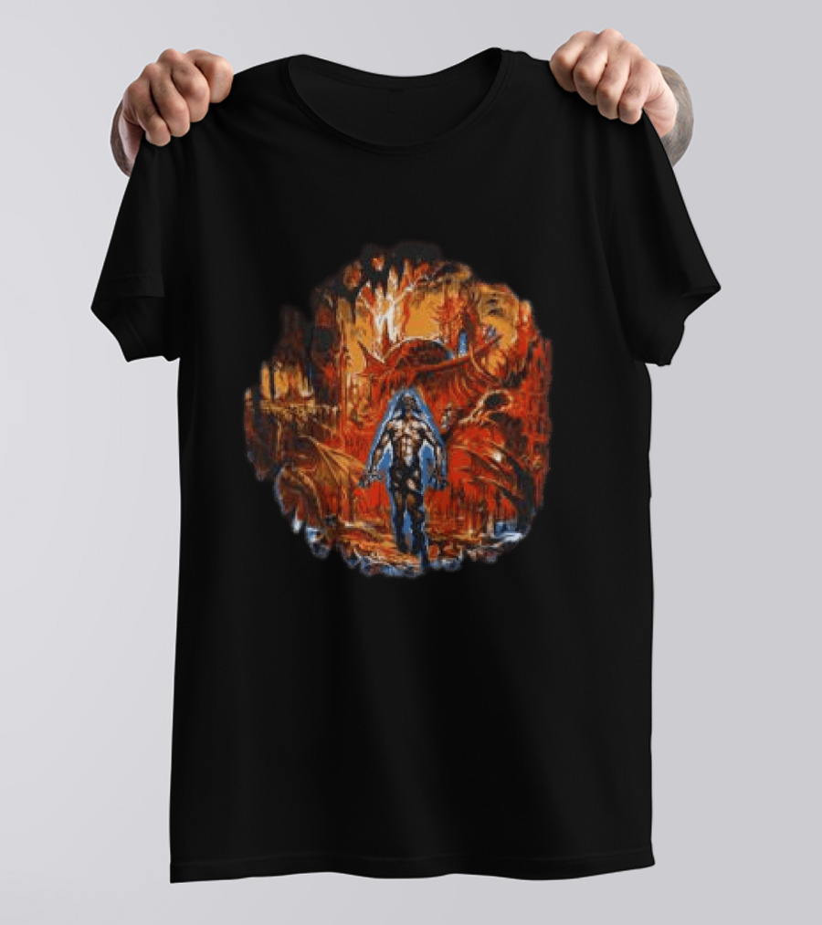200 Stab Wounds Lowest Form Gothic Demon Cave Fantasy T-Shirt