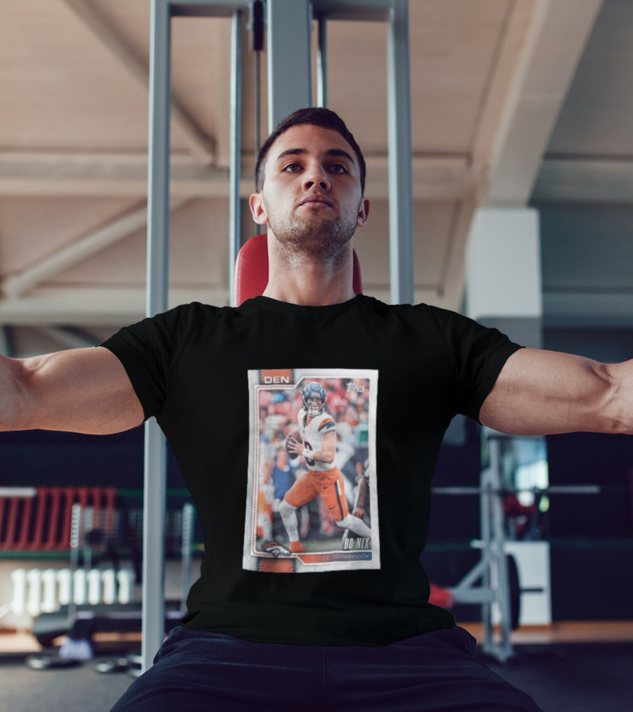 2026 Topps Football Bo Nix Denver Broncos Quarterback T-Shirt
