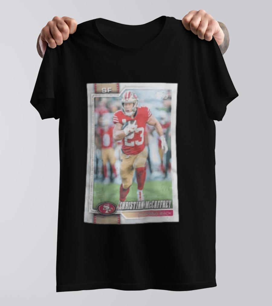 2026 Topps Christian McCaffrey SF 49ers Running Back Card T-Shirt