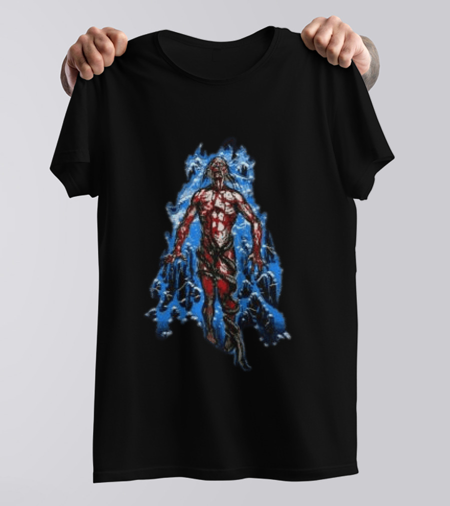 Evilgreed 200 Stab Wounds Lowest Form Bloodied Figure T-Shirt