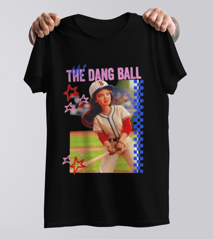 Barbie Ballfield Hit The Dang Ball Baseball Player Doll Vintage Stars T-Shirt