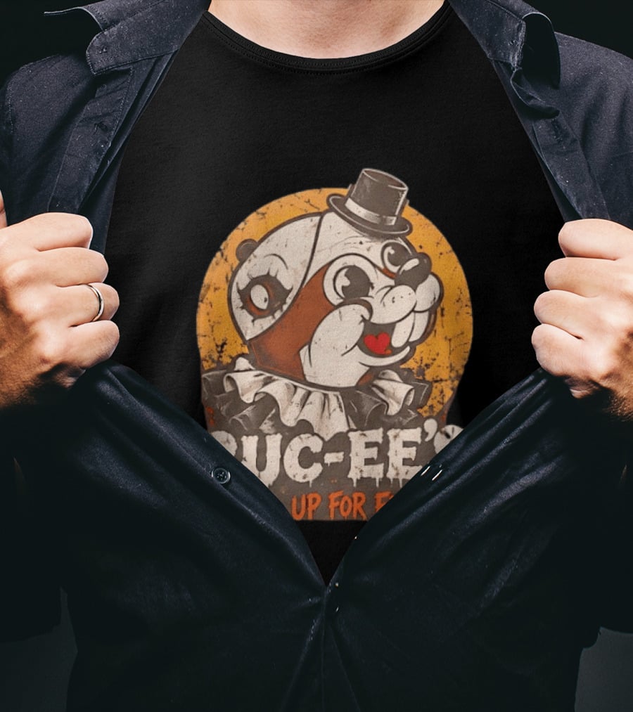 Buc Ee's Fuel Up For Fear Halloween Creepy Clown T-Shirt