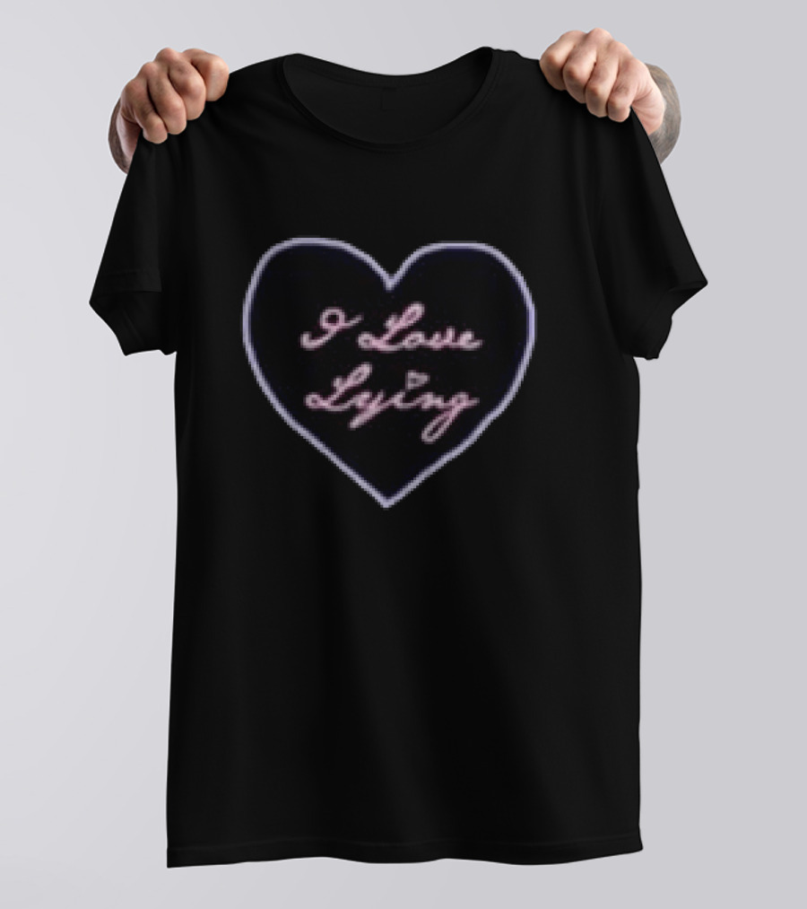 D&P Hard Launch Store I Love Lying Baby Heart T-Shirt