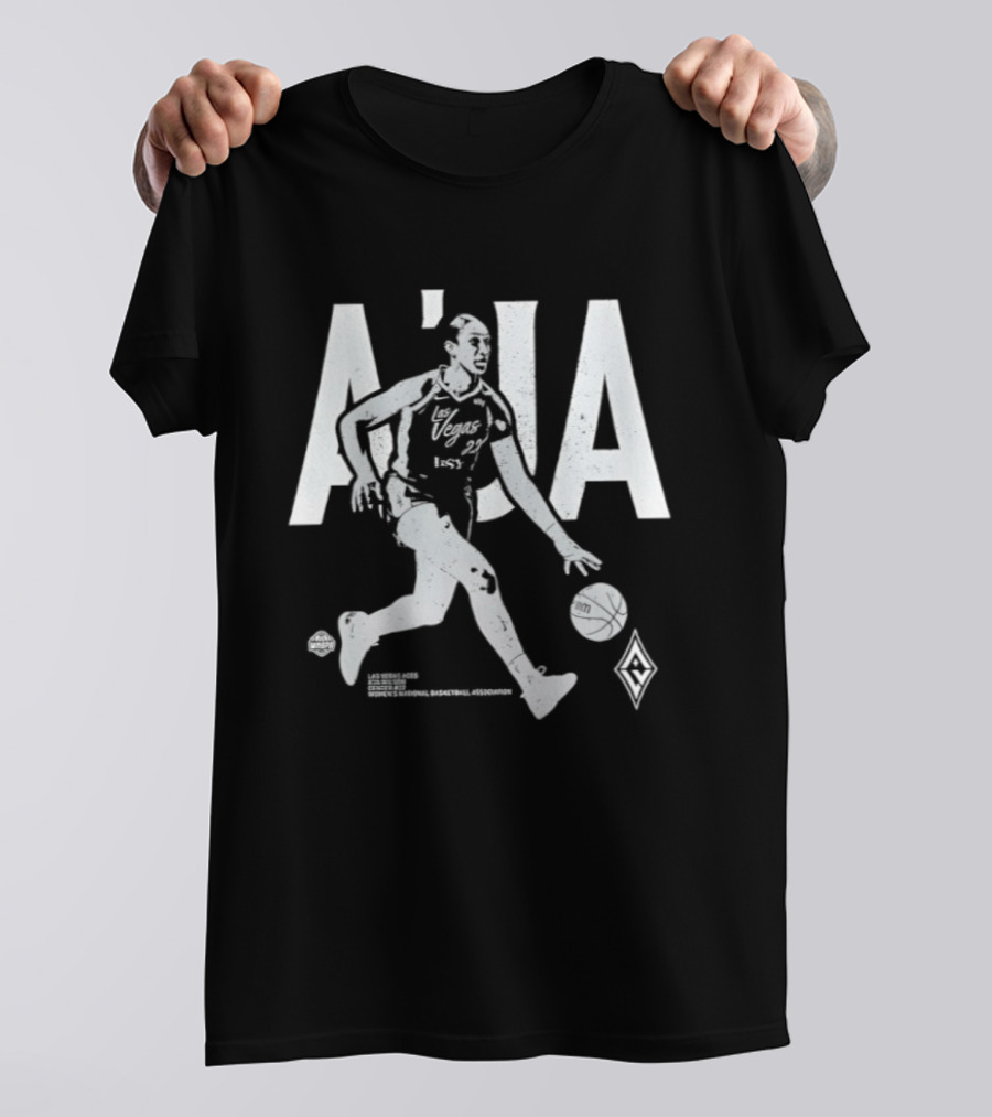 Las Vegas Aces A'ja Wilson Basketball Player Iconic Sports Moment T-Shirt