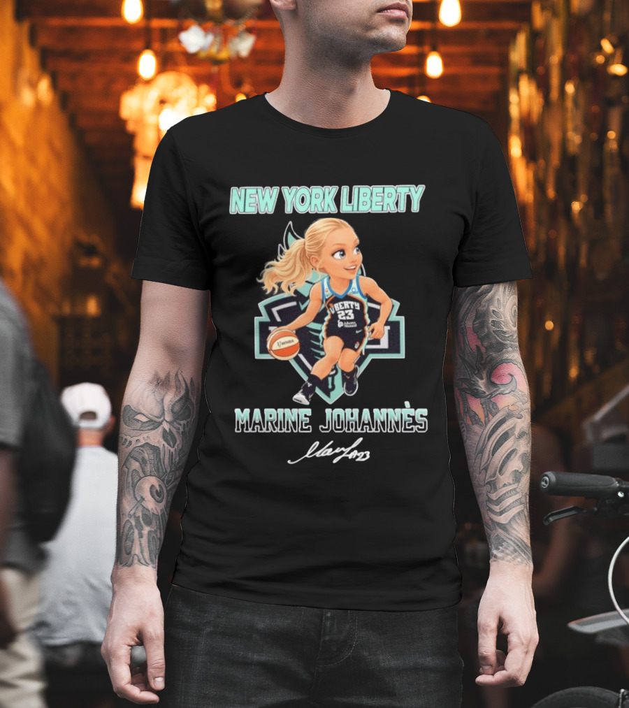 New York Liberty Marine Johannès No 23 Chibi T-Shirt