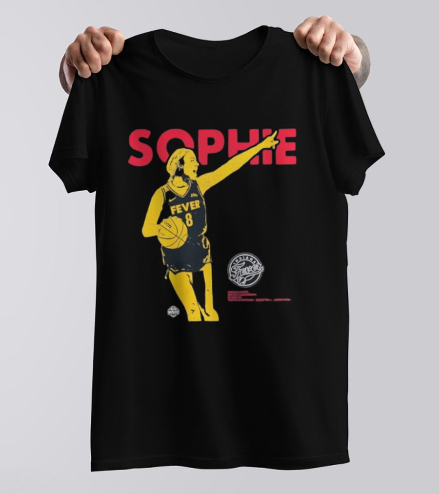 Sophie Cunningham Indiana Fever Basketball Number 8 T-Shirt