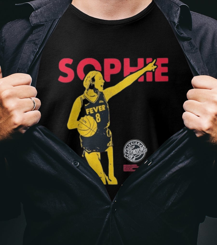Sophie Cunningham Indiana Fever Basketball Number 8 T-Shirt