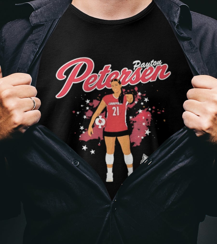 Payton Petersen Louisville Cardinals 21 Volleyball Sportswear T-Shirt