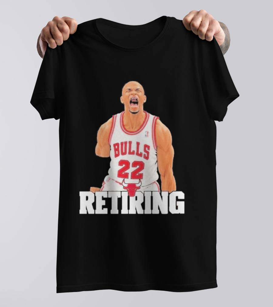 Taj Gibson 22 Bulls Retiring Iconic Moment T-Shirt
