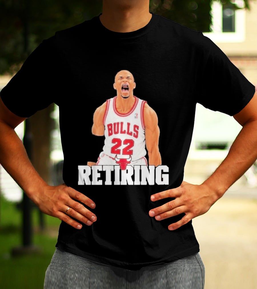 Taj Gibson 22 Bulls Retiring Iconic Moment T-Shirt